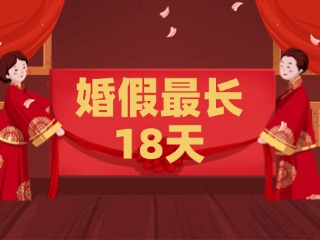 好消息！最長18天！山東延長婚假